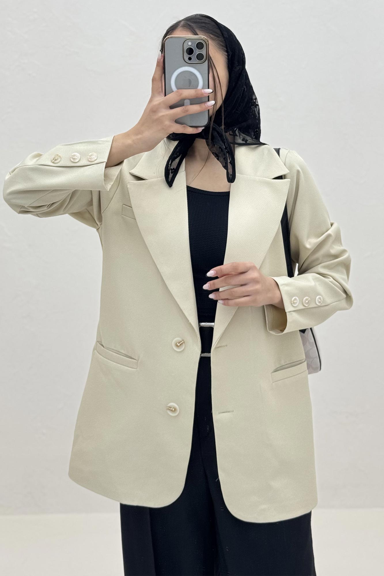 کت مازراتی کجراه دو دکمه عمودی آوان