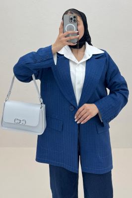 کت شانتون زیپی دو جیب پاکتی تک دکمه آلیانس