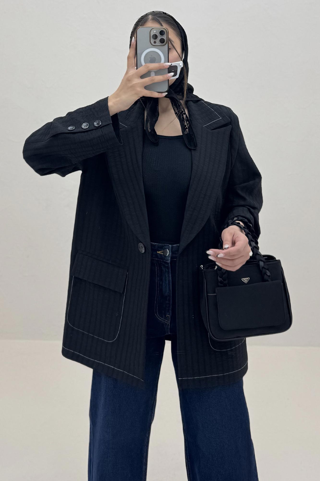 کت شانتون زیپی دو جیب پاکتی تک دکمه آلیانس