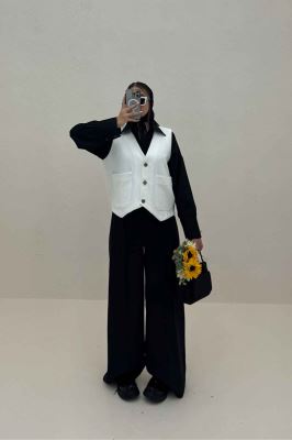 جلیقه مازراتی دو جیب مغزی دوزی 