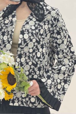 کت سوزن دوزی پایین پیلیسه طرح 3