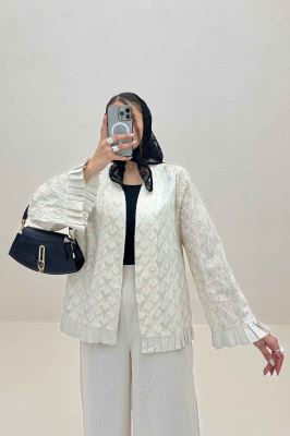 کت سوزن دوزی پایین پیلیسه طرح 3