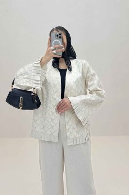 کت سوزن دوزی پایین پیلیسه طرح 3