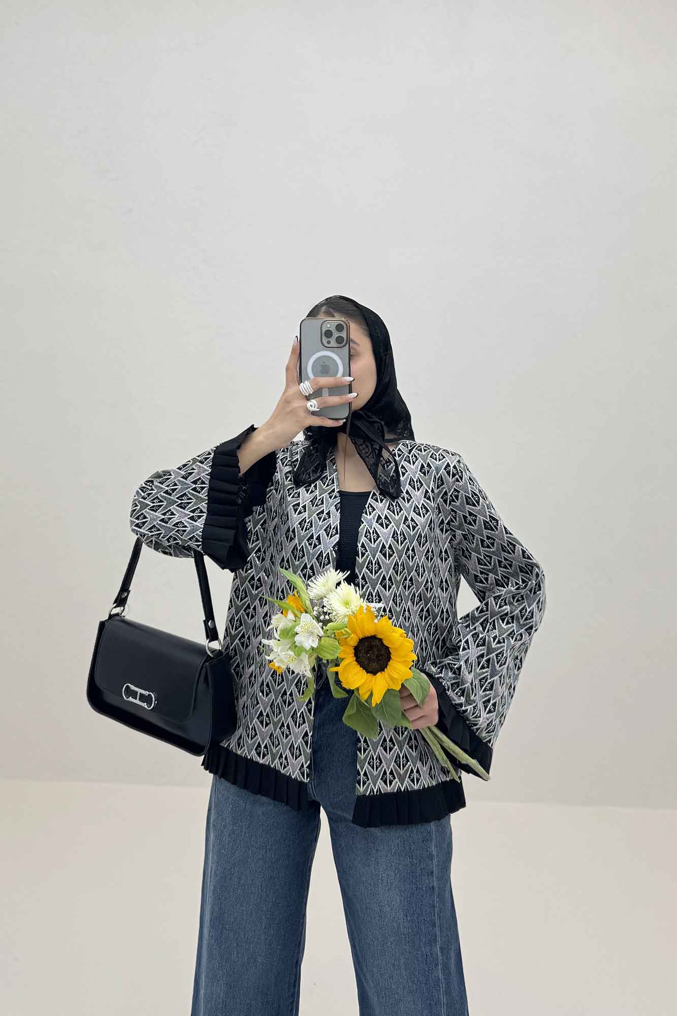 کت سوزن دوزی پایین پیلیسه طرح 2