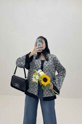 کت سوزن دوزی پایین پیلیسه طرح 2