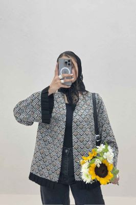 کت سوزن دوزی پایین پیلیسه طرح 1