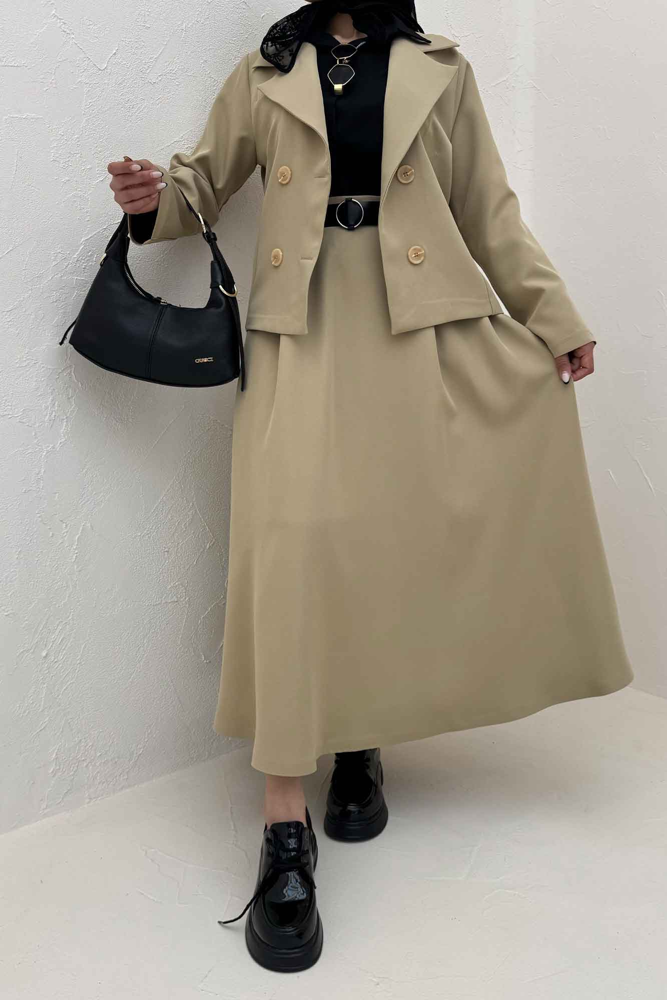 ست کت و دامن کلوش مازراتی فلورین