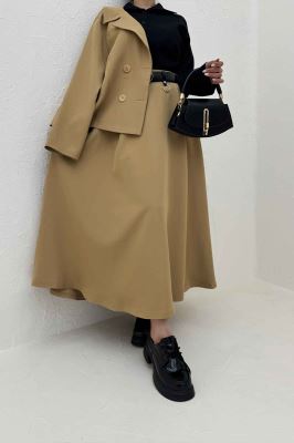 ست کت و دامن کلوش مازراتی فلورین