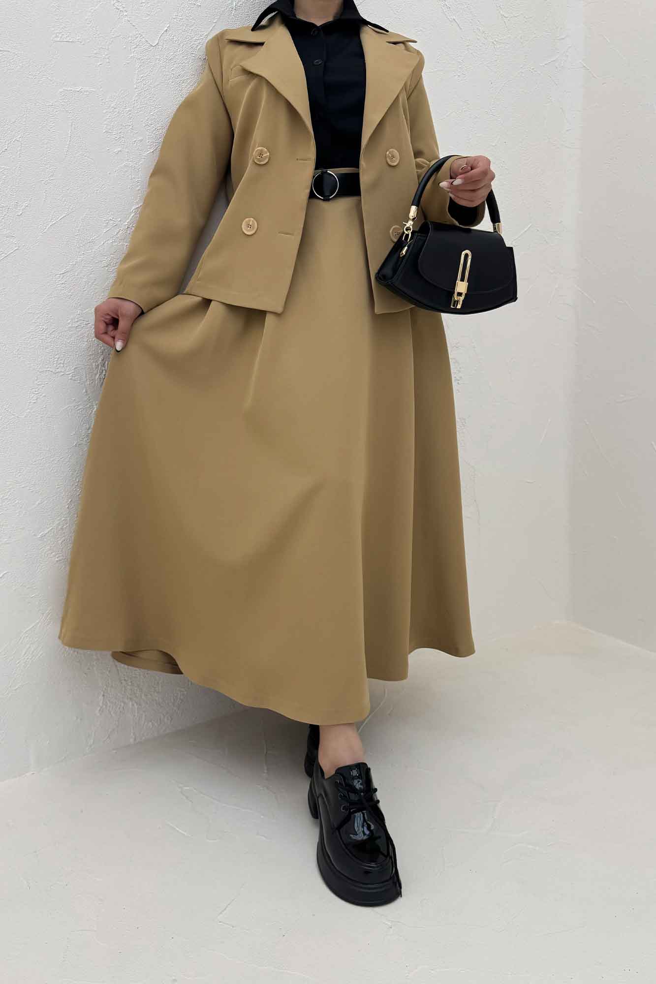 ست کت و دامن کلوش مازراتی فلورین