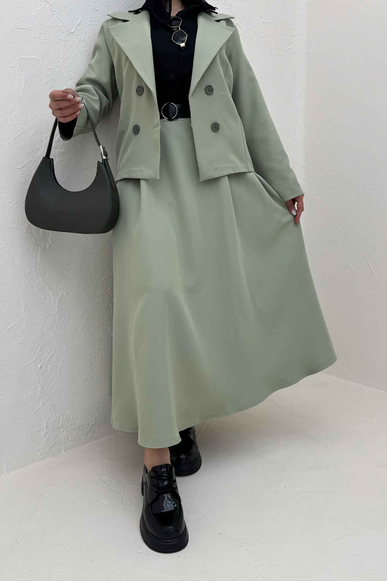 ست کت و دامن کلوش مازراتی فلورین