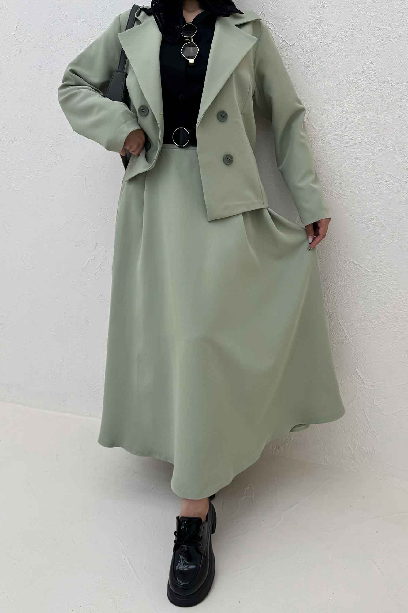 ست کت و دامن کلوش مازراتی فلورین