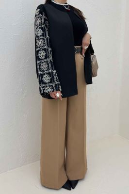 کت مازراتی آستین سوزن دوزی