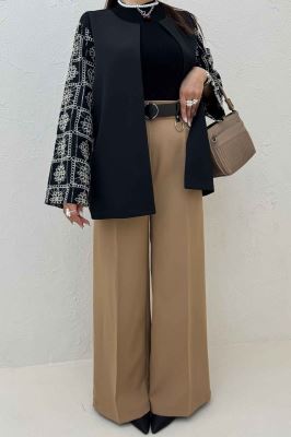 کت مازراتی آستین سوزن دوزی