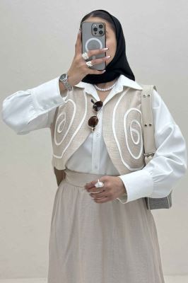 ست کریشه ژیله پشت تور و دامن والریا