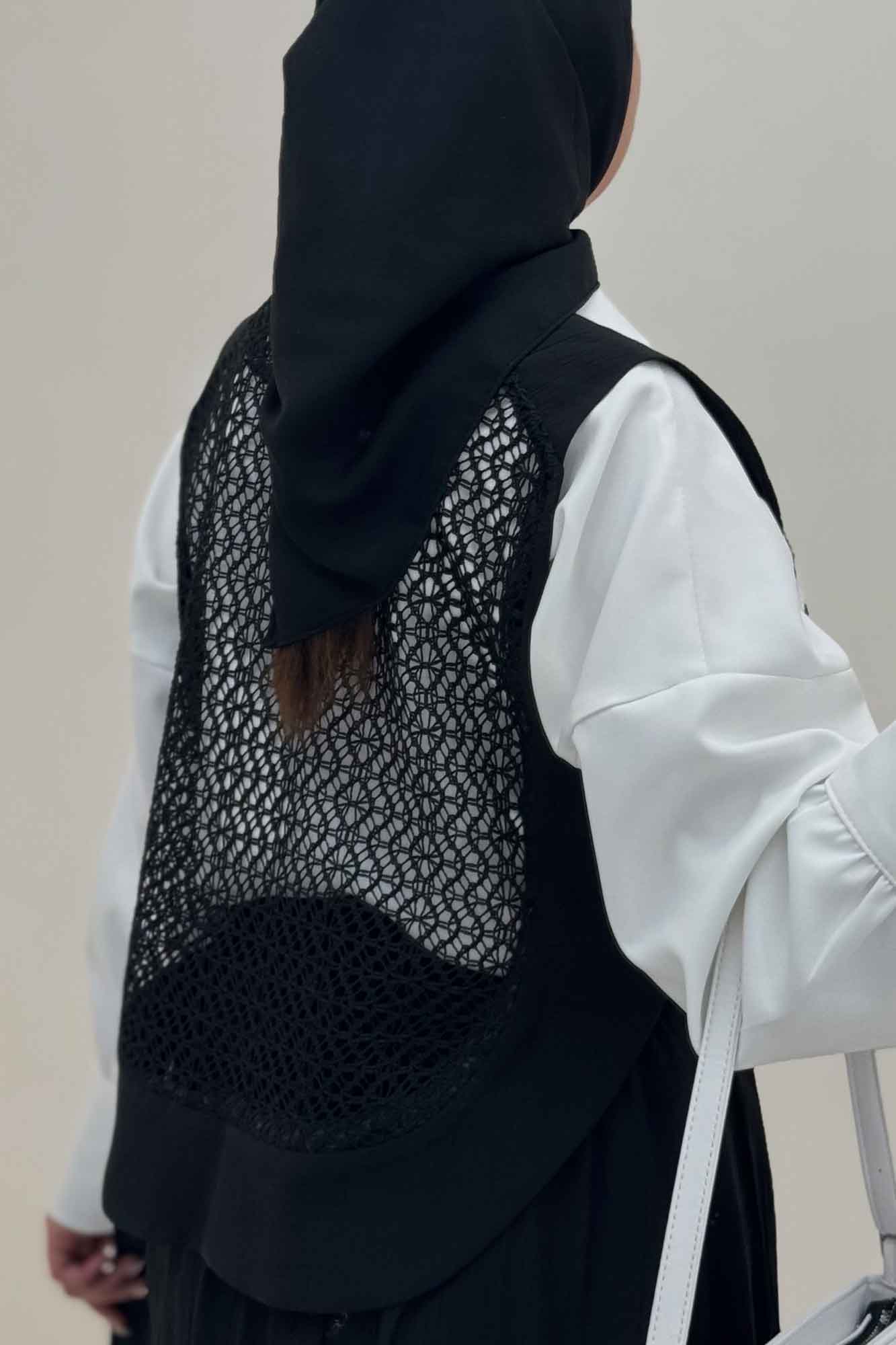 ست کریشه ژیله پشت تور و دامن والریا