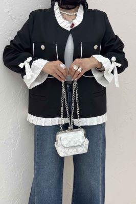 کت مازراتی دو جیب مغزی دوزی لبه تور  