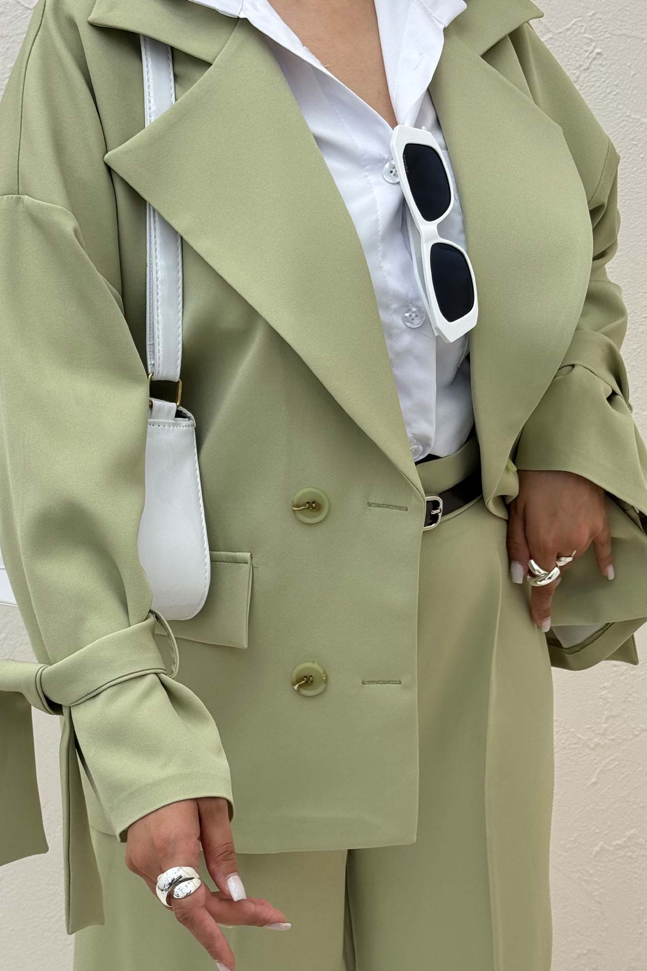 مانتو کتی آستین بنددار مازراتی کایلی