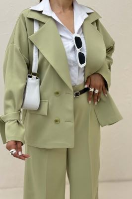 مانتو کتی آستین بنددار مازراتی کایلی