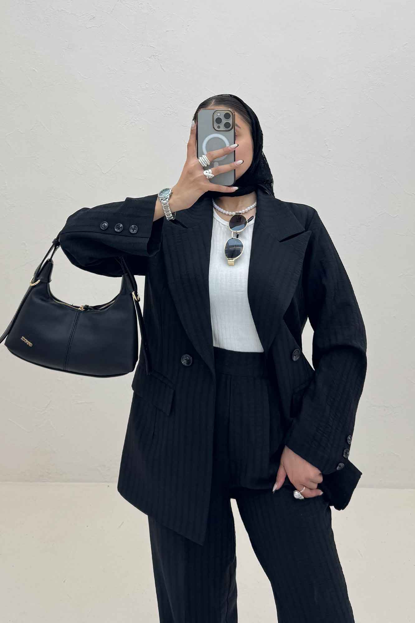 ست کت و شلوار شانتون زیپی کاتلین