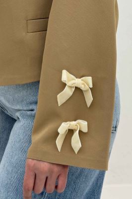 کت مازراتی جلو موجی آستین پاپیون