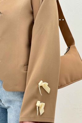 کت مازراتی جلو موجی آستین پاپیون