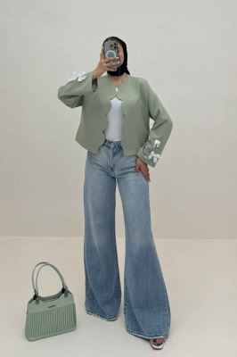 کت مازراتی جلو موجی آستین پاپیون