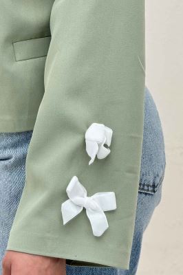 کت مازراتی جلو موجی آستین پاپیون