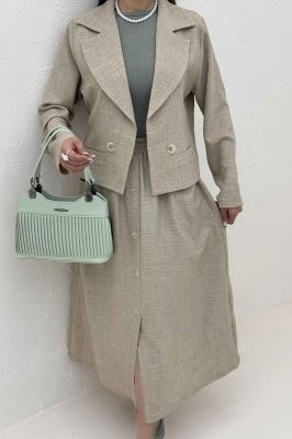 ست کت و دامن شانتون ریانا