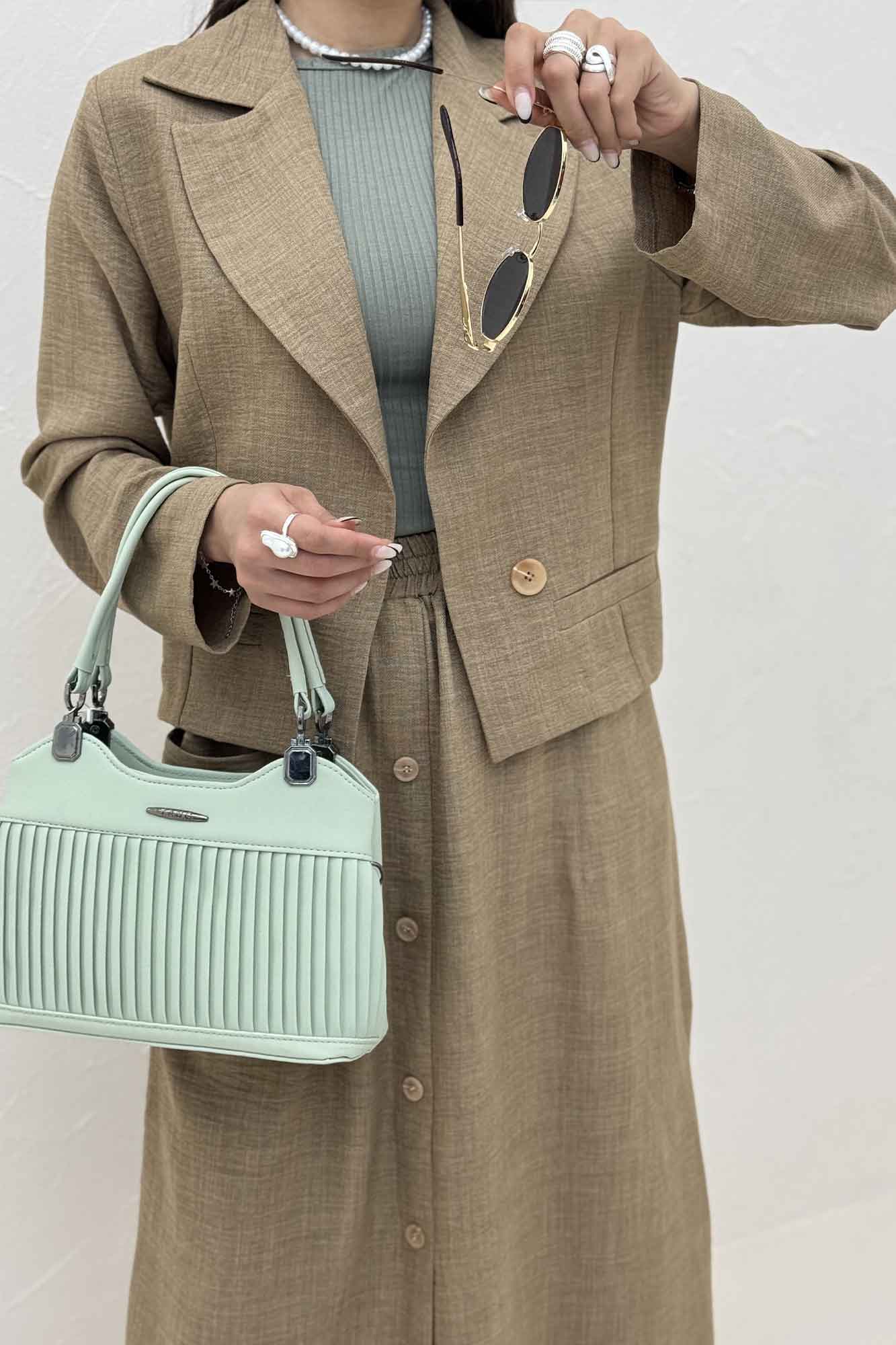 ست کت و دامن شانتون ریانا