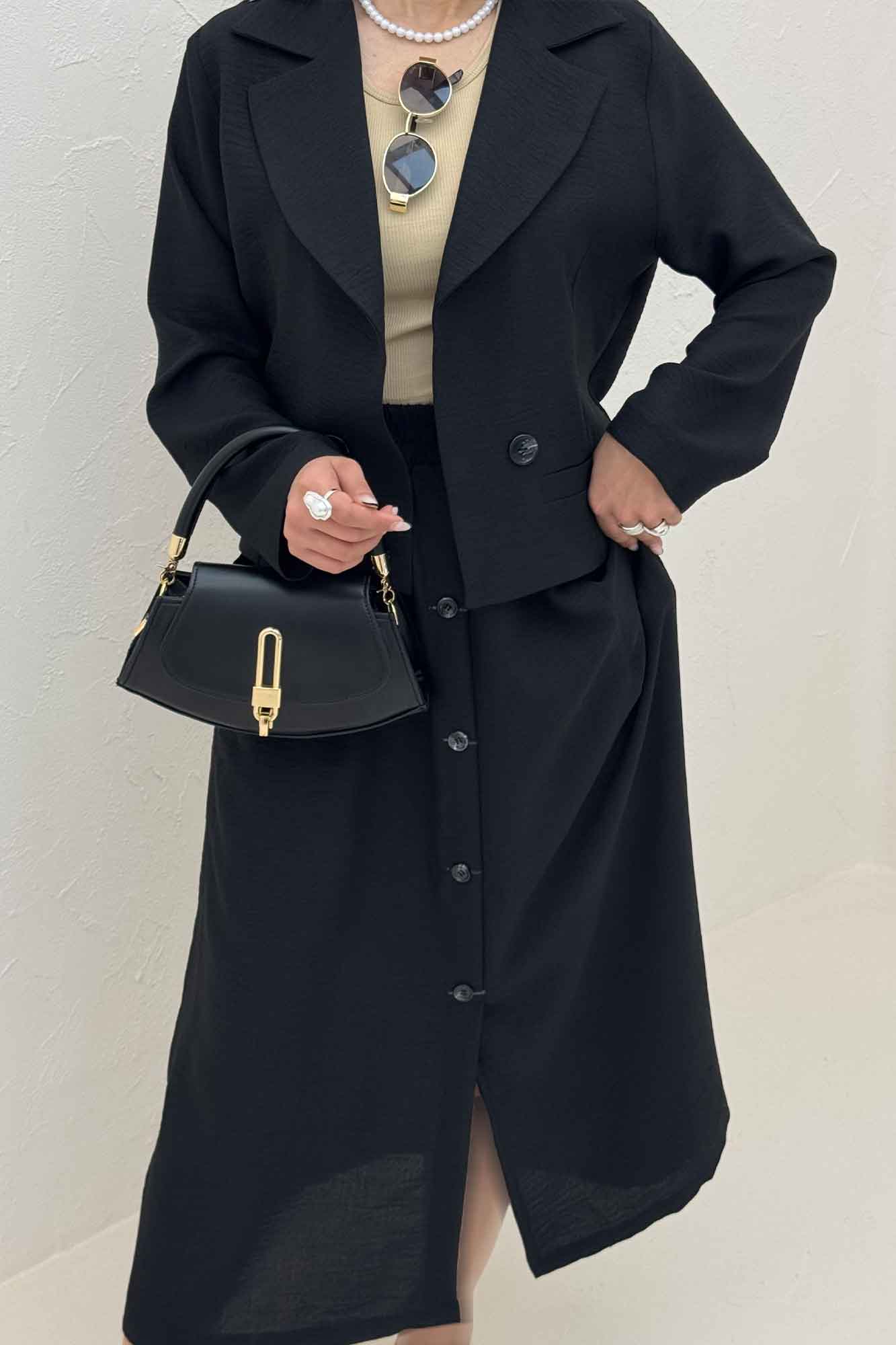 ست کت و دامن شانتون ریانا