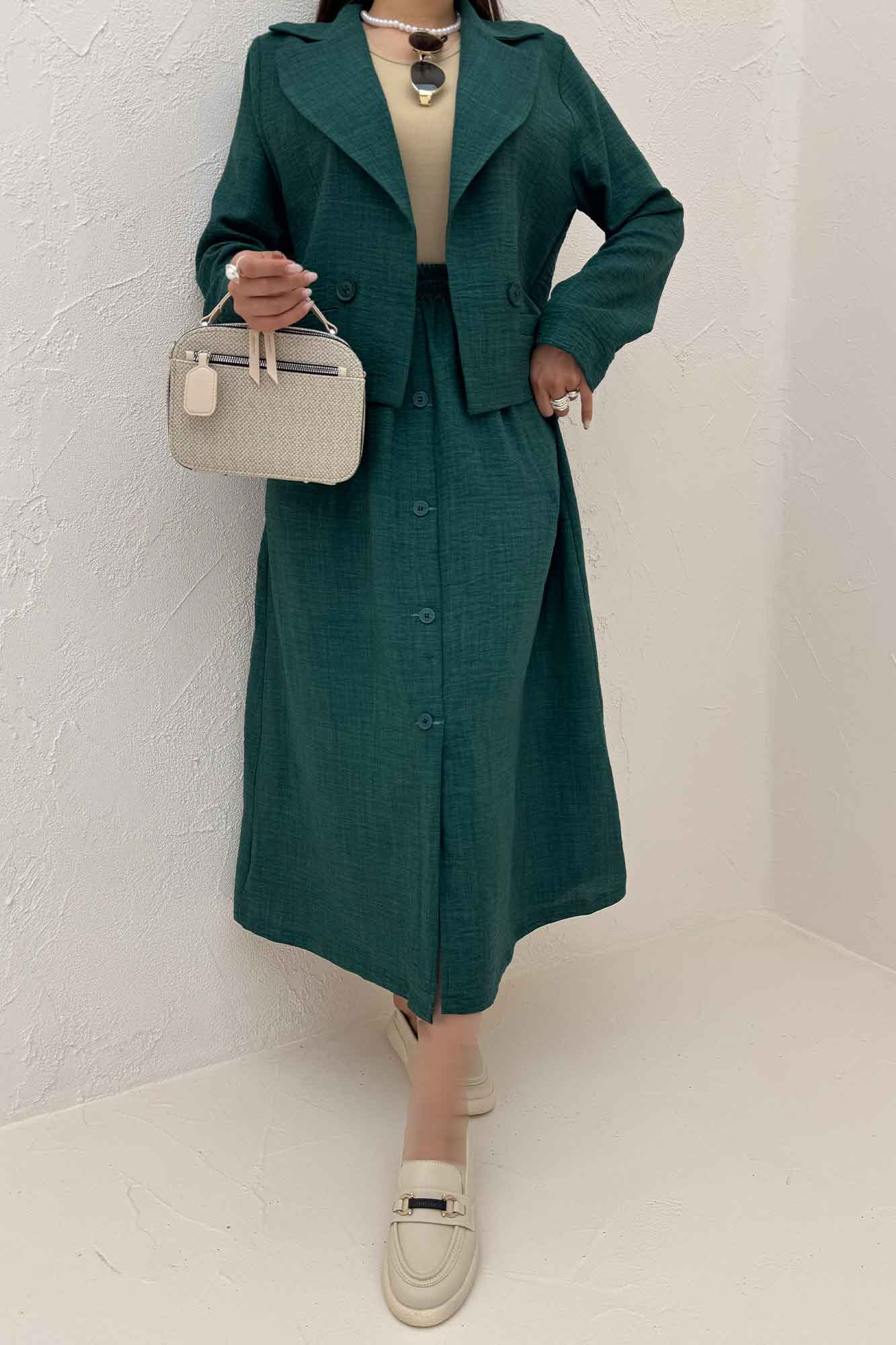 ست کت و دامن شانتون ریانا