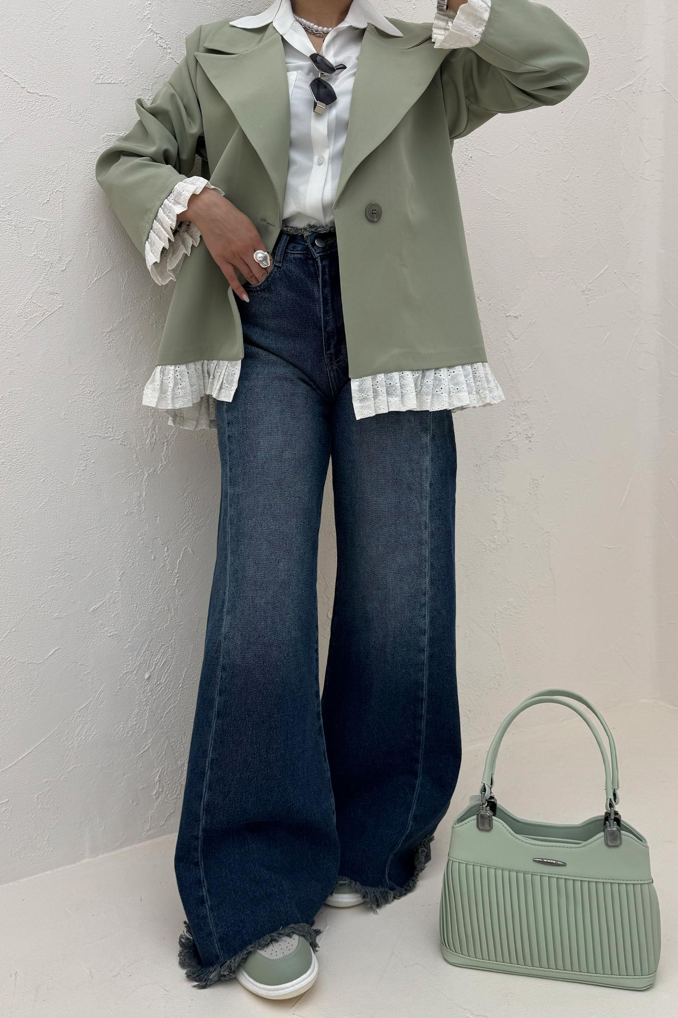 کت مازراتی یقه انگلیسی حاشیه پیلیسه تور