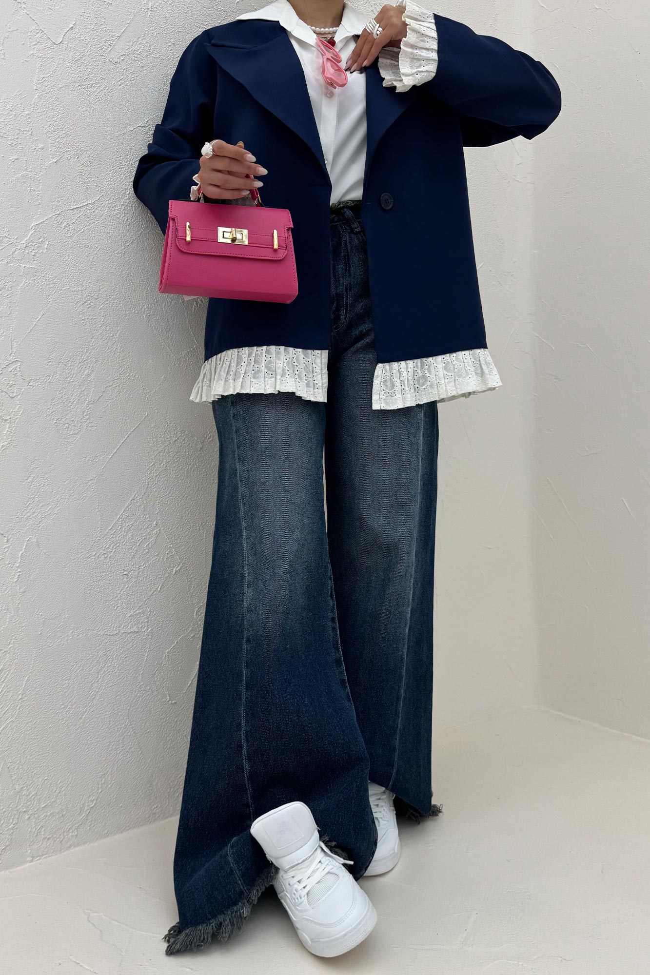 کت مازراتی یقه انگلیسی حاشیه پیلیسه تور