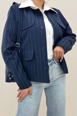 کت یقه گرد بزیاق دیپلمات 4 در جیب