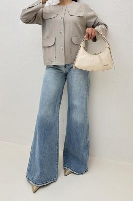 کت یقه گرد بزیاق دیپلمات 4 در جیب