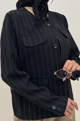 کت یقه گرد بزیاق دیپلمات 4 در جیب