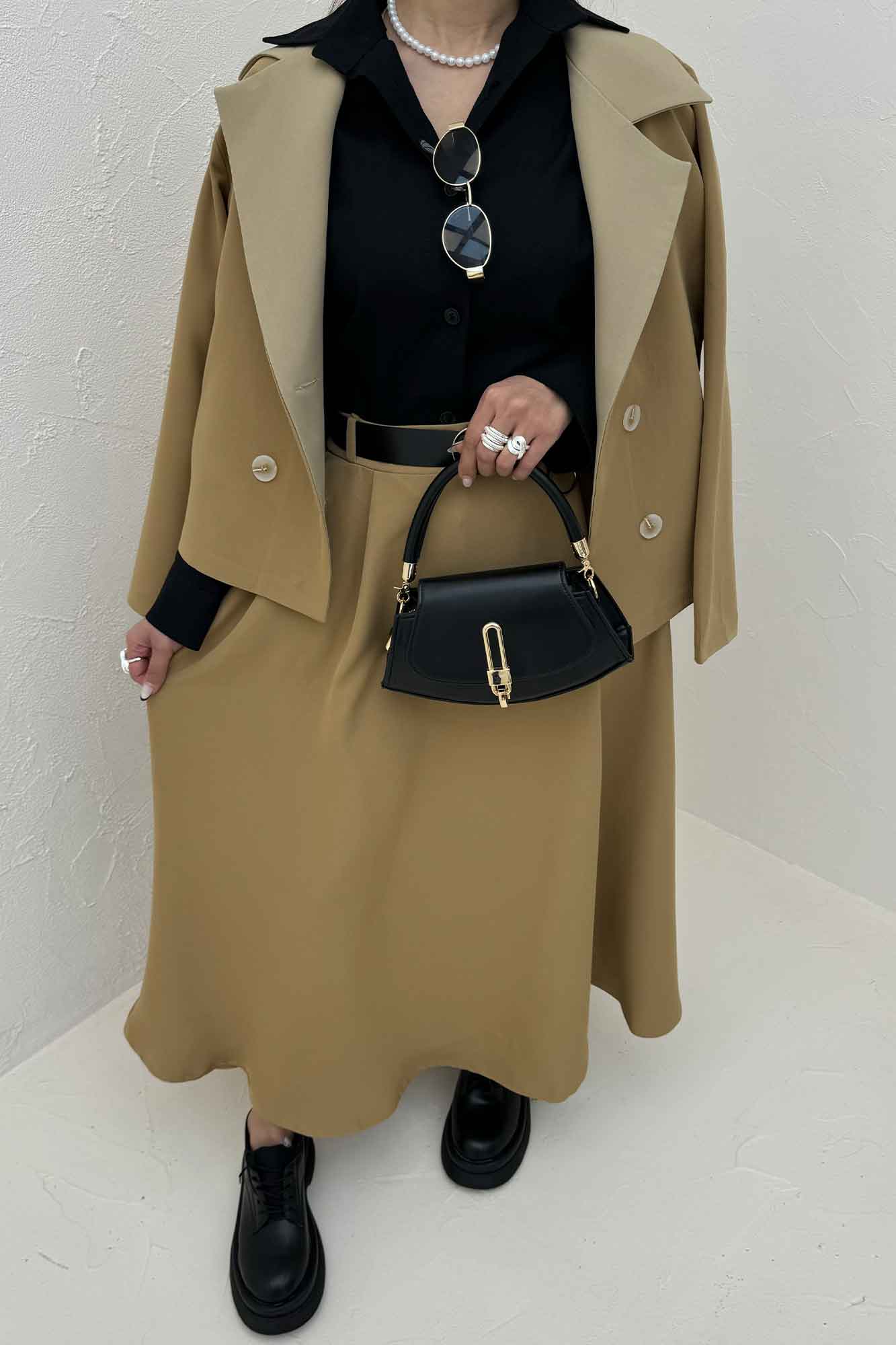 ست کت و دامن مازراتی پالیز