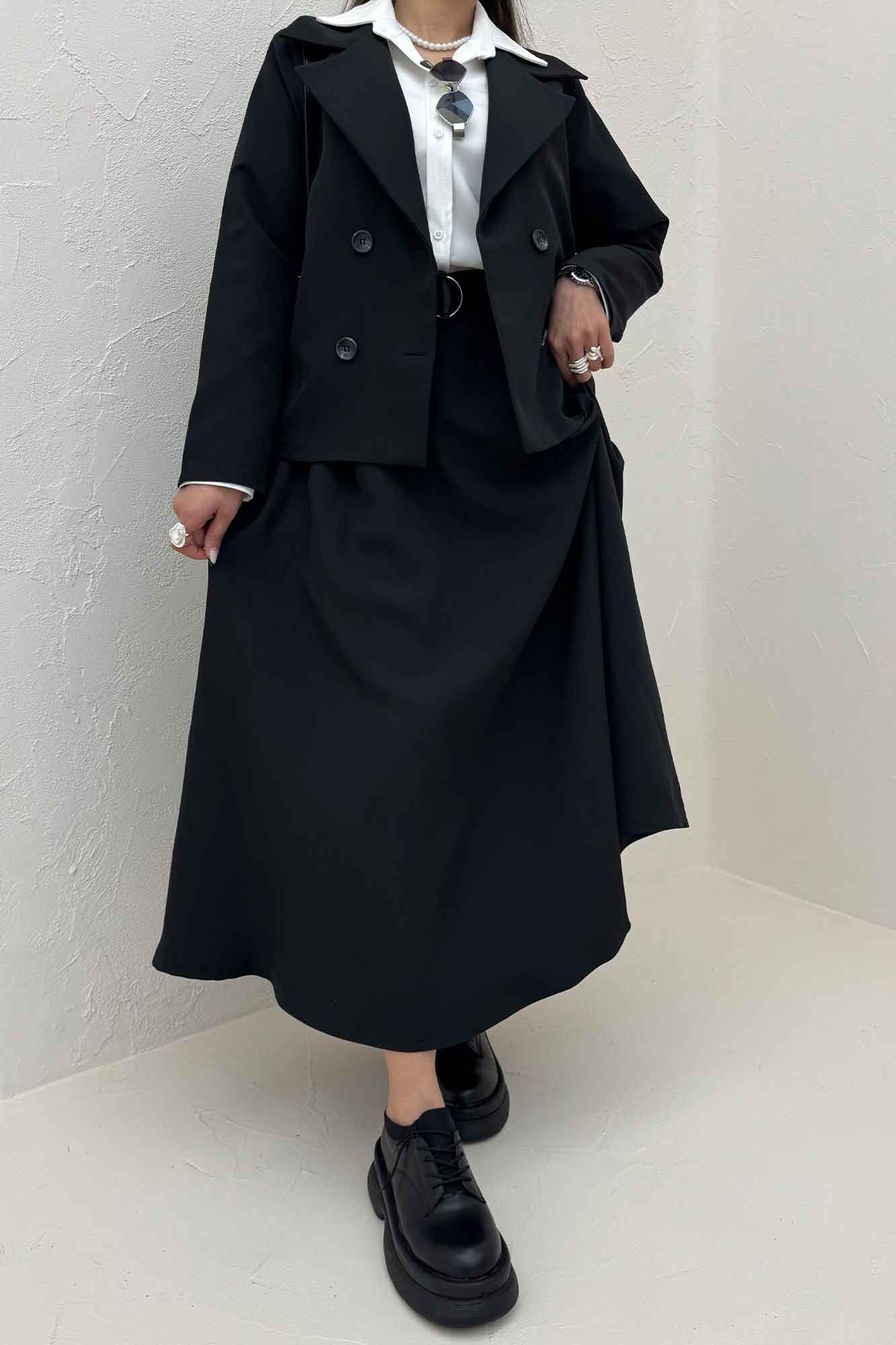 ست کت و دامن مازراتی پالیز