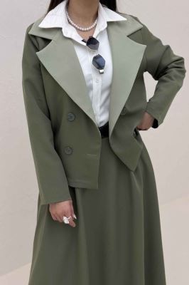 ست کت و دامن مازراتی پالیز