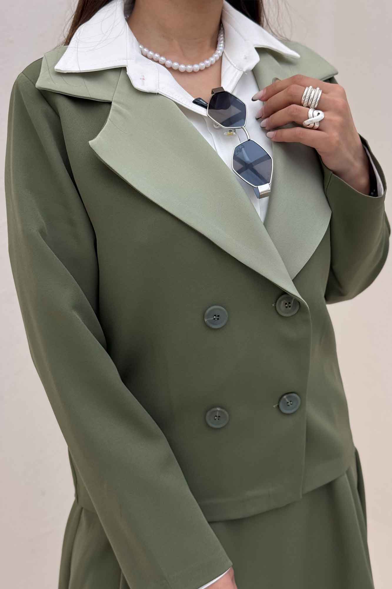 ست کت و دامن مازراتی پالیز