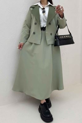 ست کت و دامن مازراتی پالیز