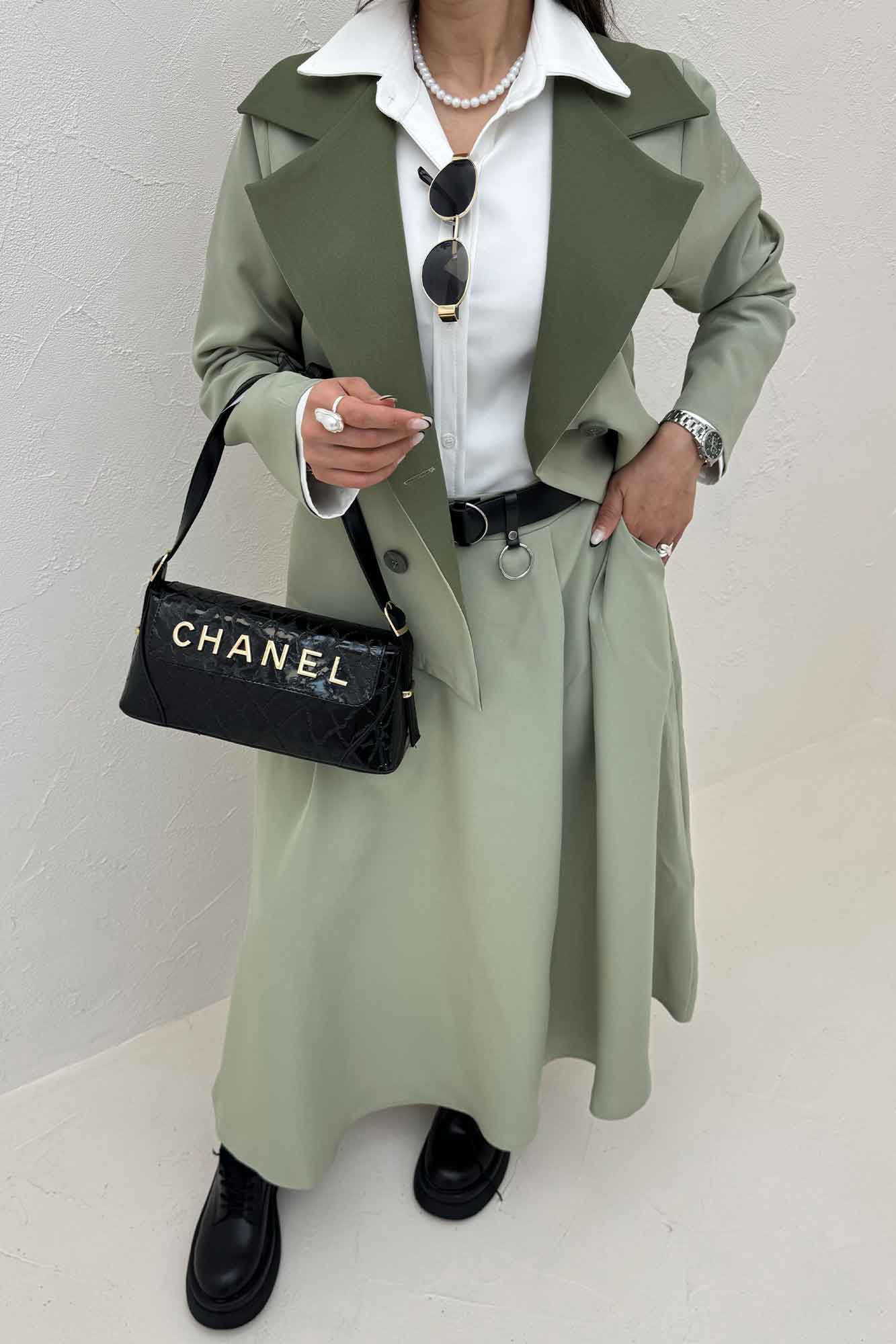 ست کت و دامن مازراتی پالیز