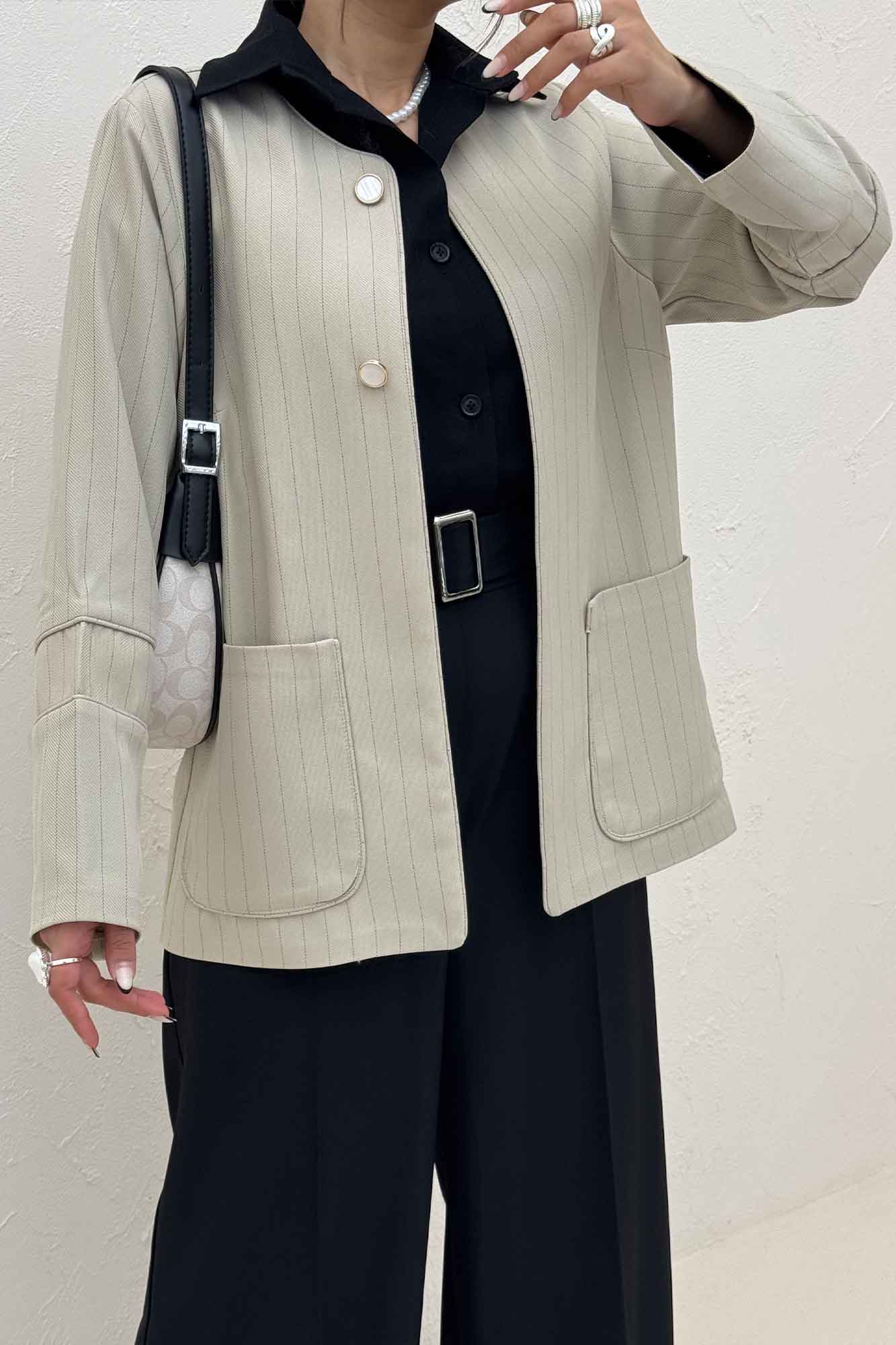 کت مازراتی دیپلمات یقه گرد مغزی دوزی پژال