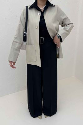 کت مازراتی دیپلمات یقه گرد مغزی دوزی پژال