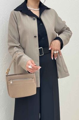 کت مازراتی دیپلمات یقه گرد مغزی دوزی پژال