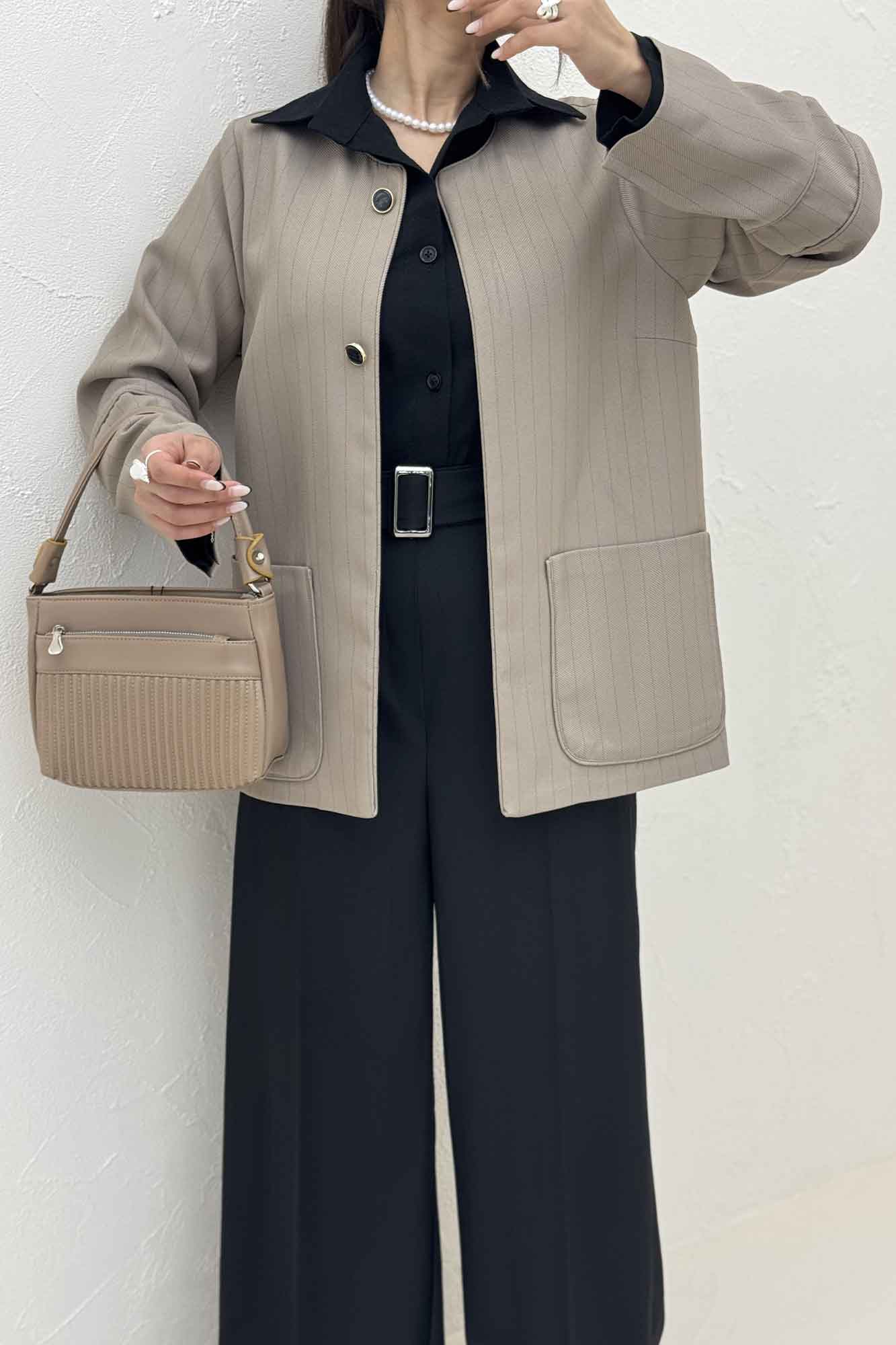 کت مازراتی دیپلمات یقه گرد مغزی دوزی پژال