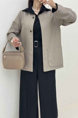 کت مازراتی دیپلمات یقه گرد مغزی دوزی پژال