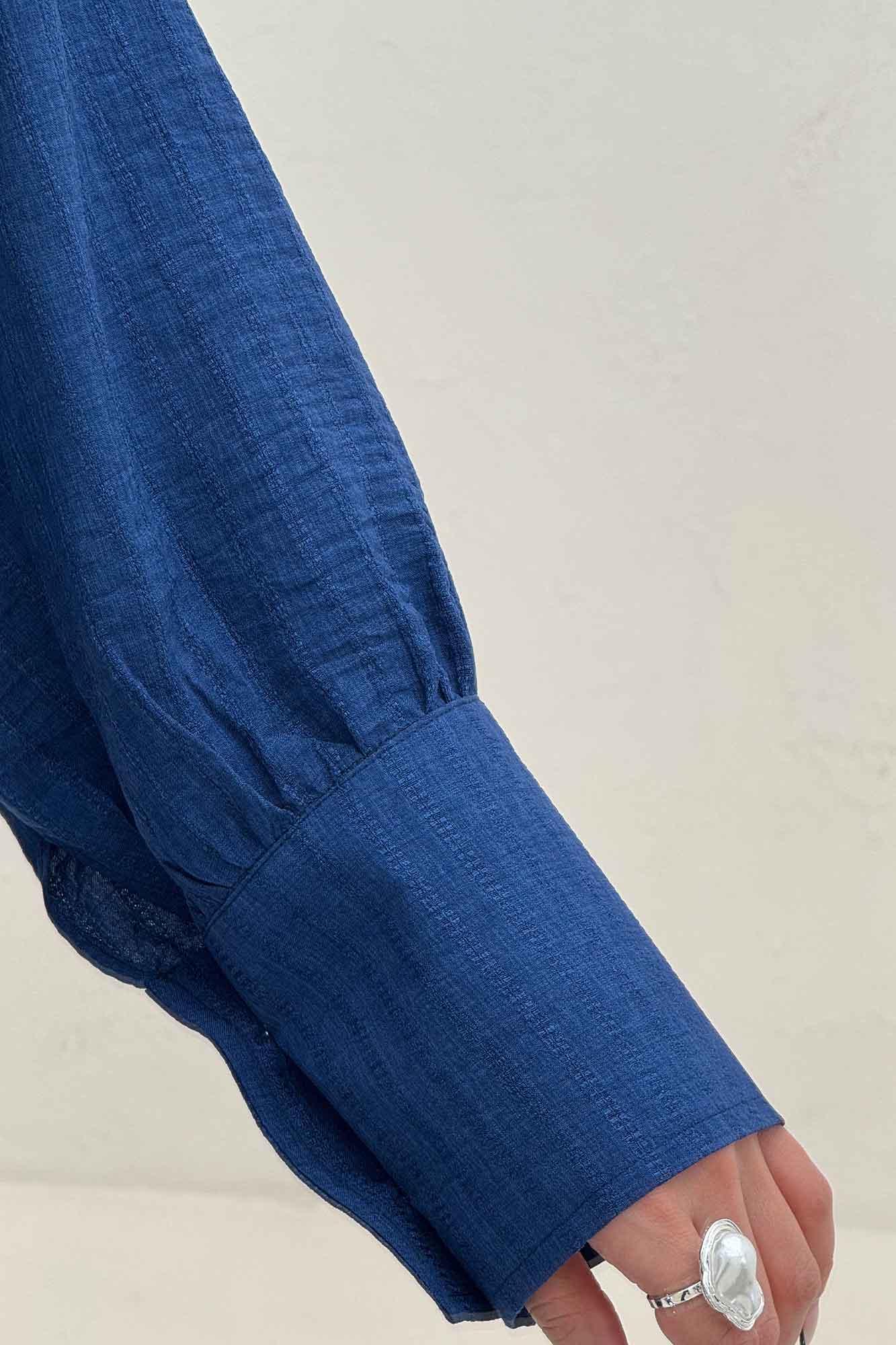 مانتو شانتون زیپی مچ پهن جلو بنددار