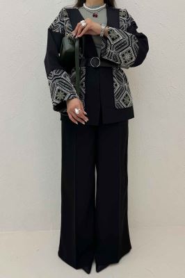 کت مازراتی سوزن دوزی دیلان طرح 9