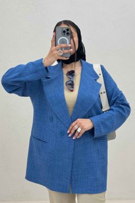 کت شانتون راه راه جیب فیلتو ایشیل